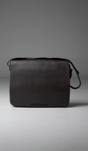 Bolsa Carteiro Aba Lisa Couro Floater