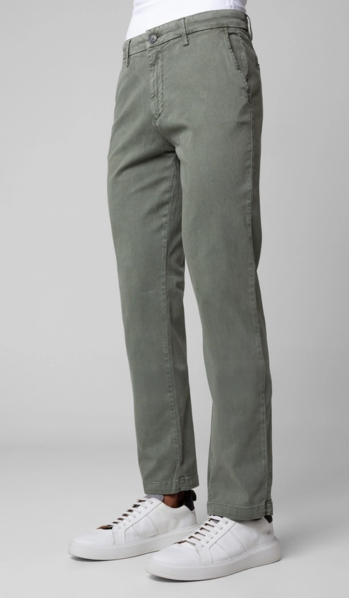 Calça Chino Bolso Faca Importada