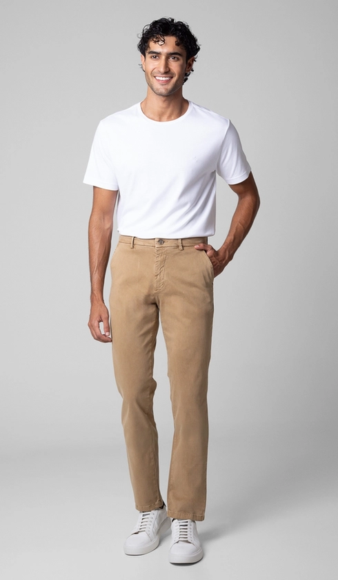 Calça Chino Bolso Faca Importada