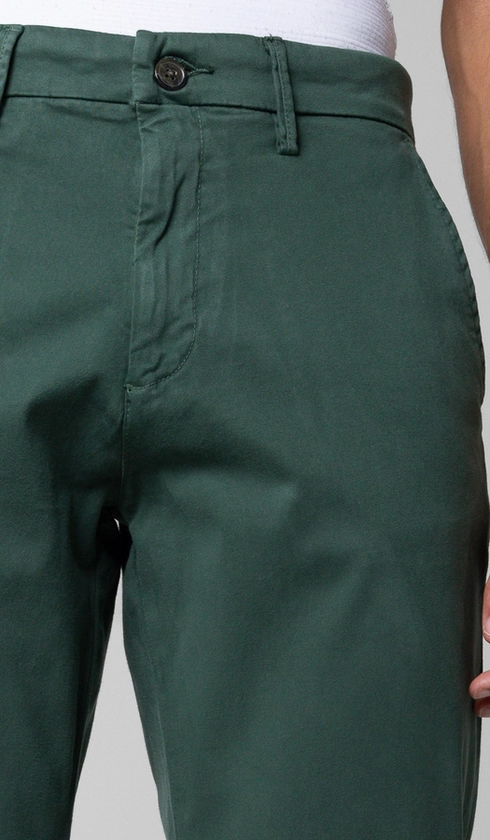 Calça Chino Bolso Faca Importada
