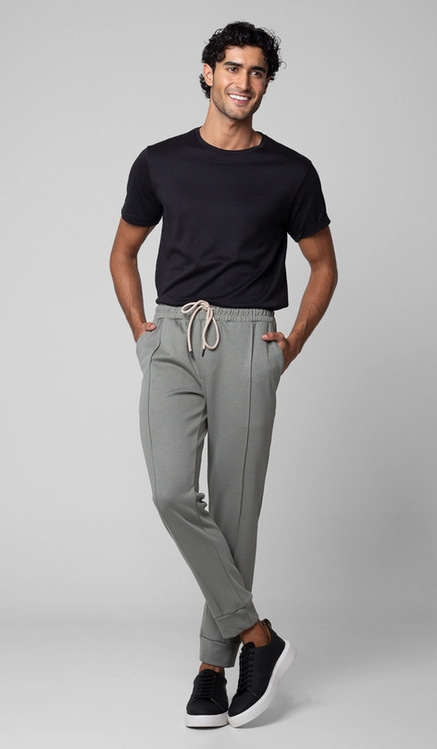 Calça Malha Performace Bolso Faca