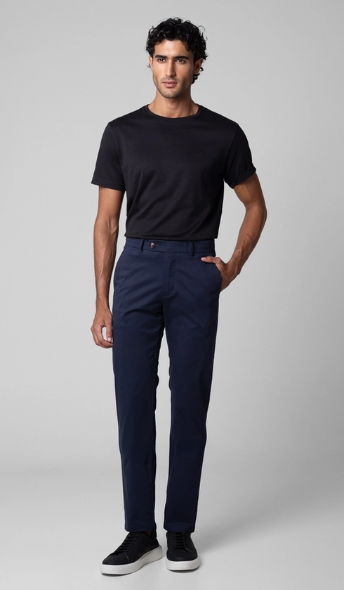 Calça Sarja Slim Bolso Faca