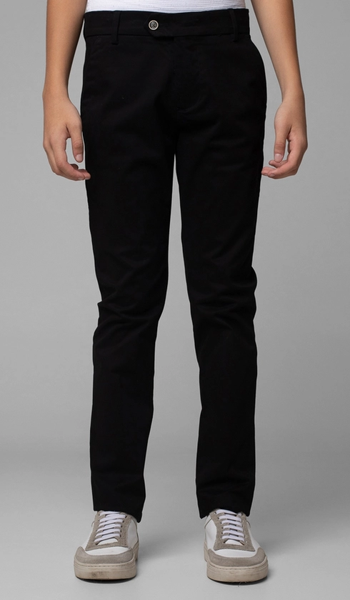 Calça Bolso Faca Sarja Acetinada