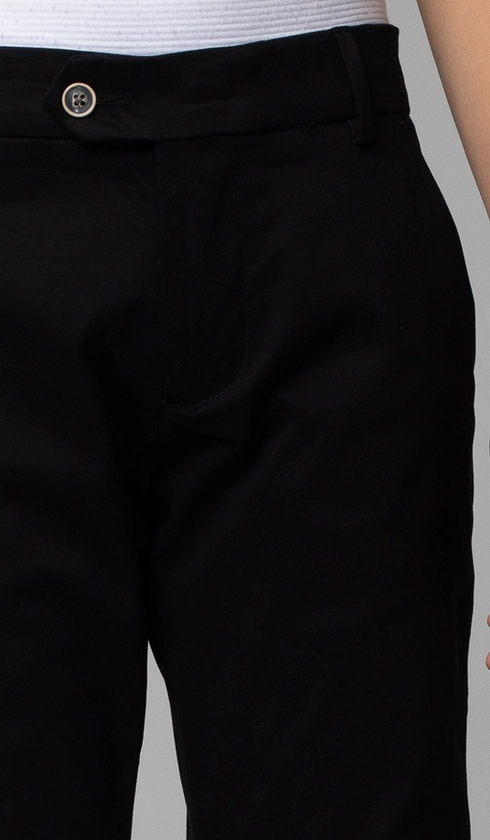 Calça Bolso Faca Sarja Acetinada