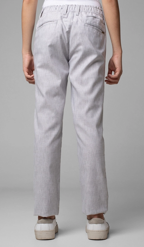 Calça Linho Misto Bolso Faca