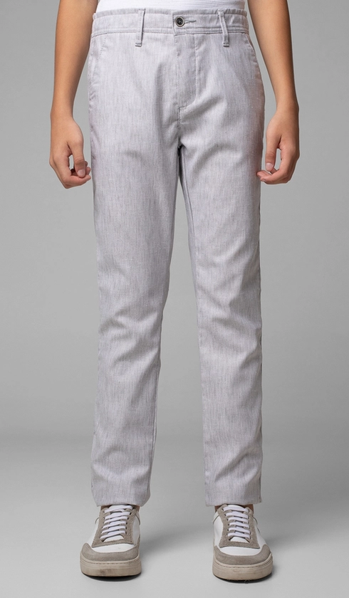 Calça Linho Misto Bolso Faca