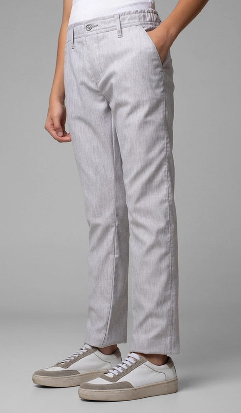 Calça Linho Misto Bolso Faca
