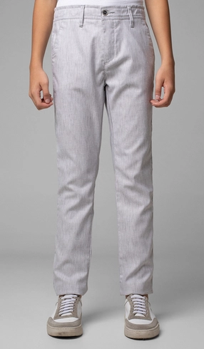 Calça Linho Misto Bolso Faca