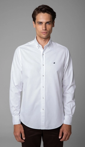 Camisa Manga Longa Oxford Button Down
