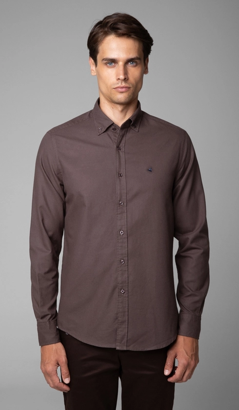 Camisa Manga Longa Oxford Button Down