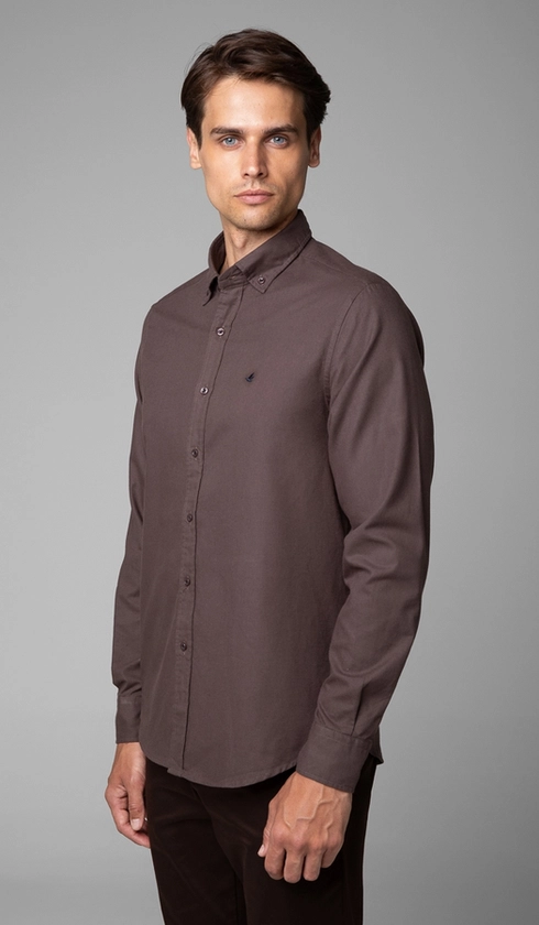 Camisa Manga Longa Oxford Button Down