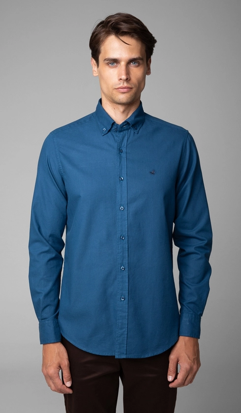 Camisa Manga Longa Oxford Button Down
