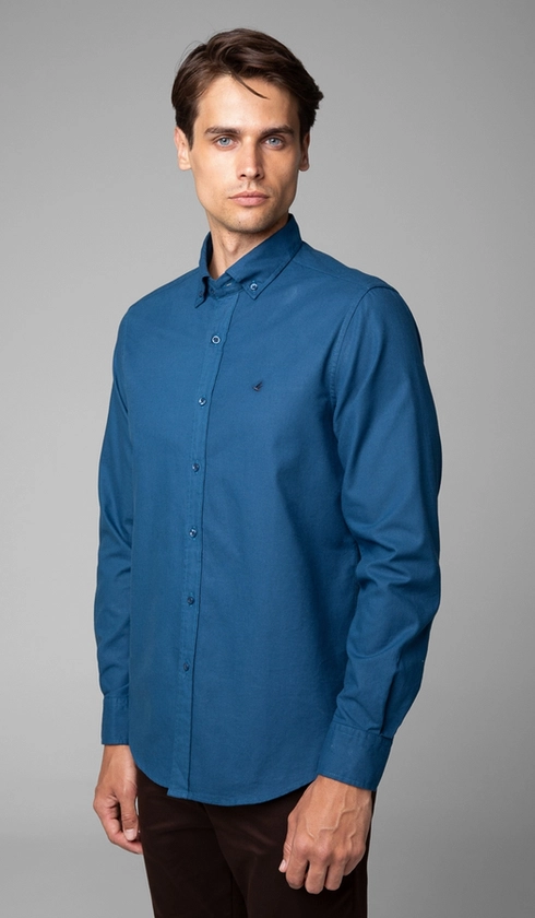 Camisa Manga Longa Oxford Button Down
