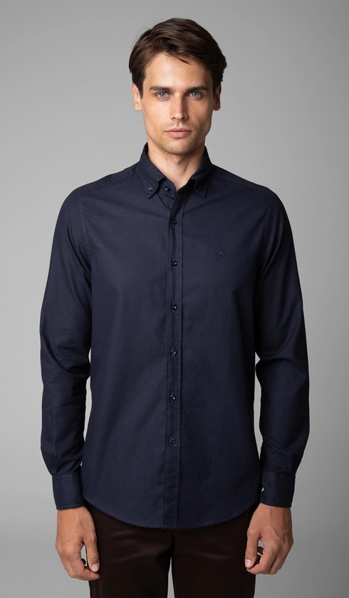 Camisa Manga Longa Oxford Button Down