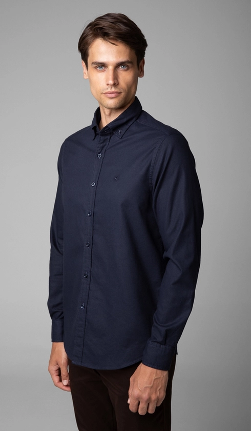 Camisa Manga Longa Oxford Button Down