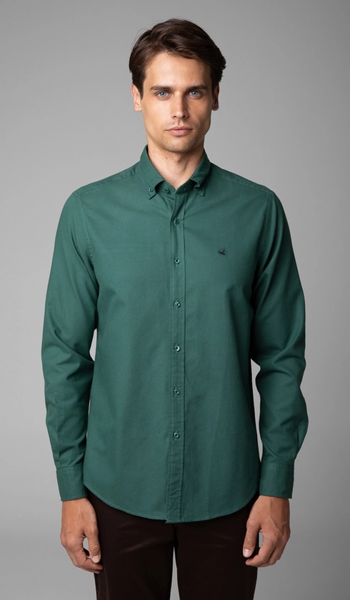 Camisa Manga Longa Oxford Button Down