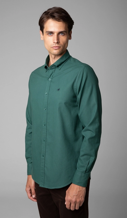 Camisa Manga Longa Oxford Button Down