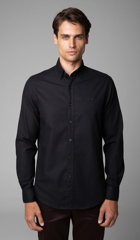 Camisa Manga Longa Oxford Button Down