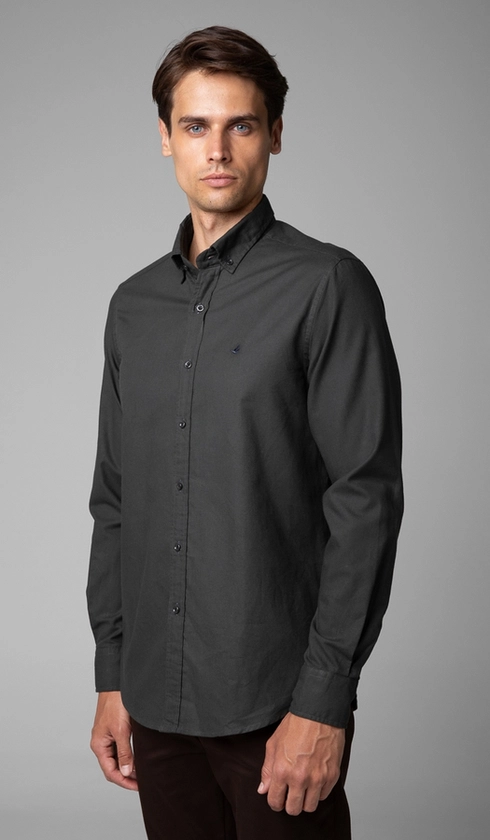 Camisa Manga Longa Oxford Button Down