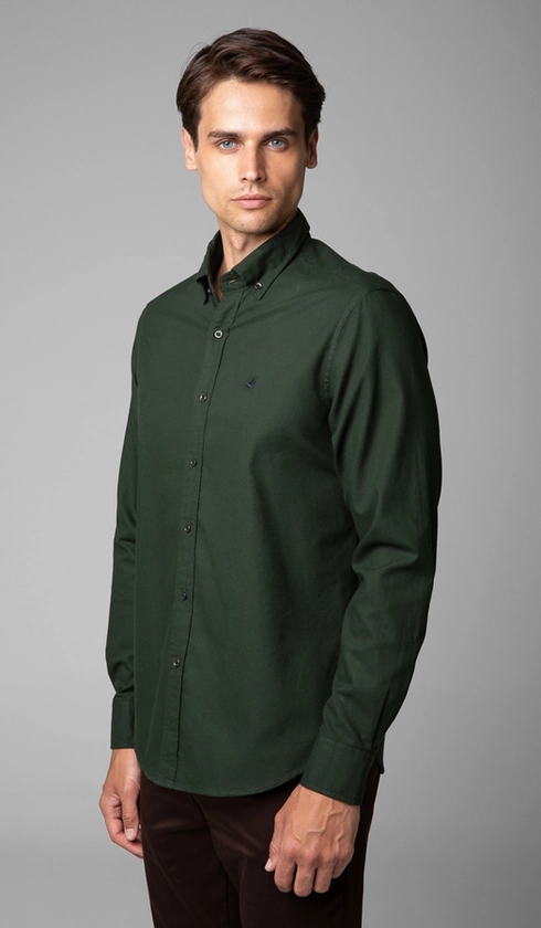 Camisa Manga Longa Oxford Button Down