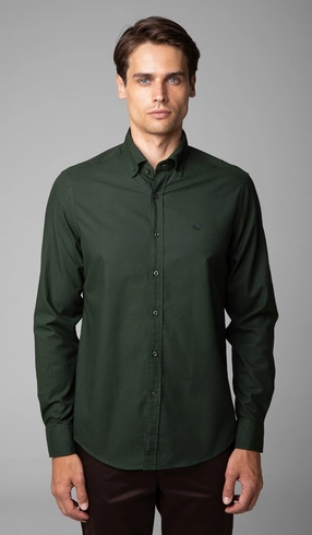 Camisa Manga Longa Oxford Button Down