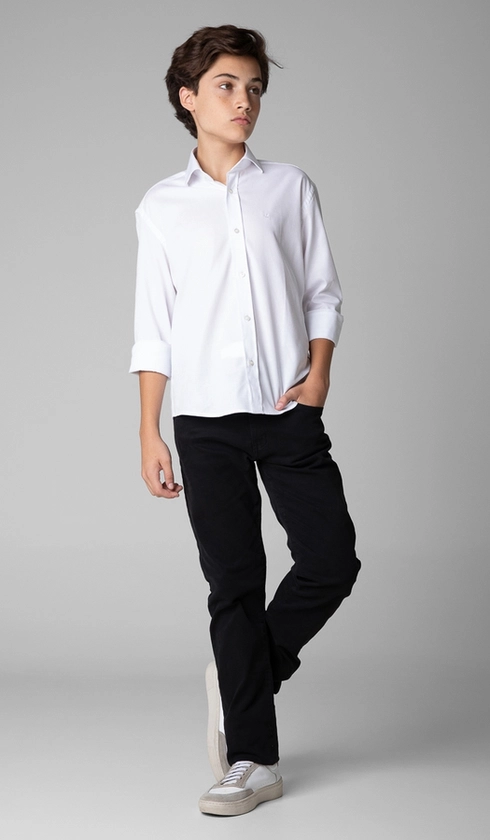 Camisa Social Maquinetada