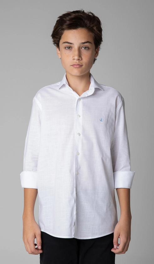 Camisa Manga Longa Algodão Flamê