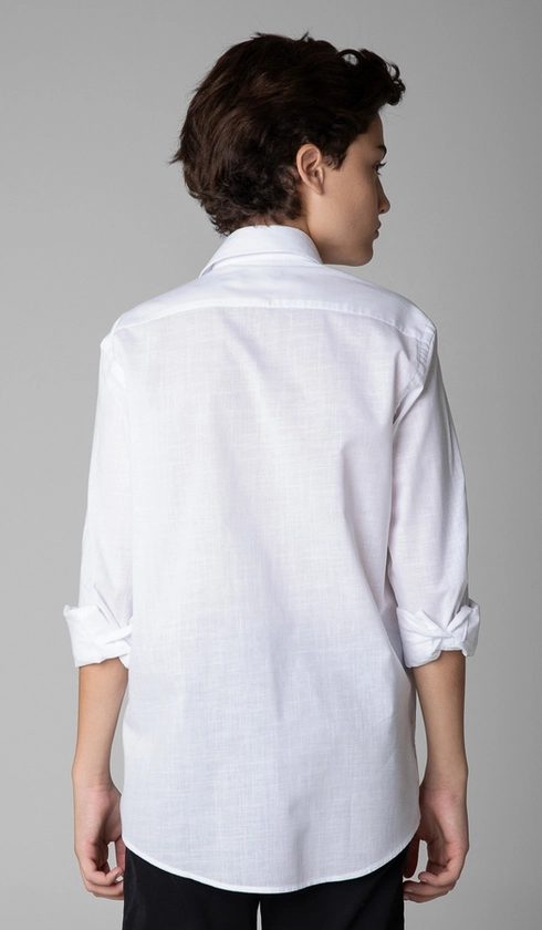 Camisa Manga Longa Algodão Flamê