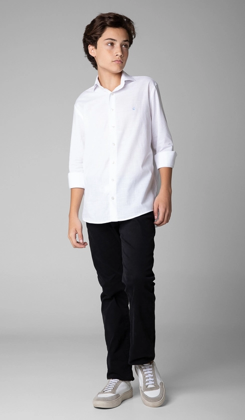 Camisa Manga Longa Algodão Flamê