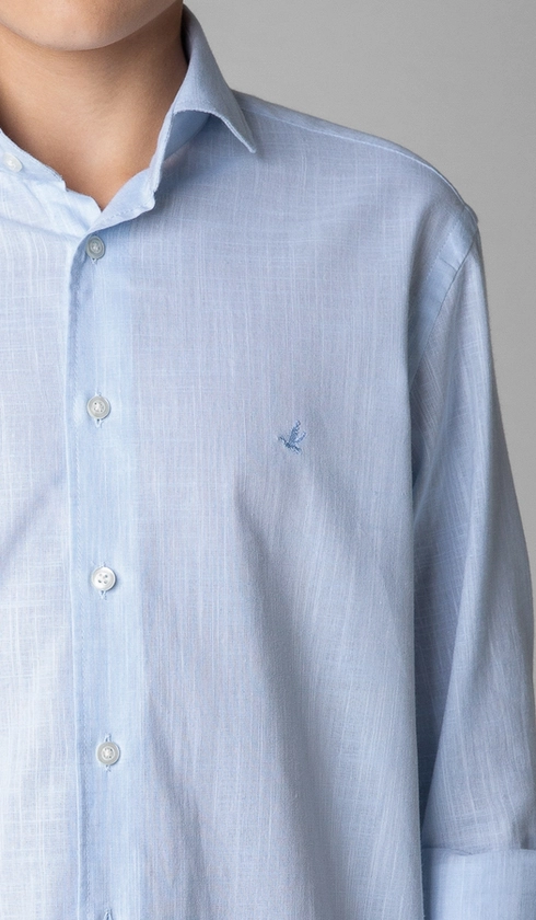 Camisa Manga Longa Algodão Flamê