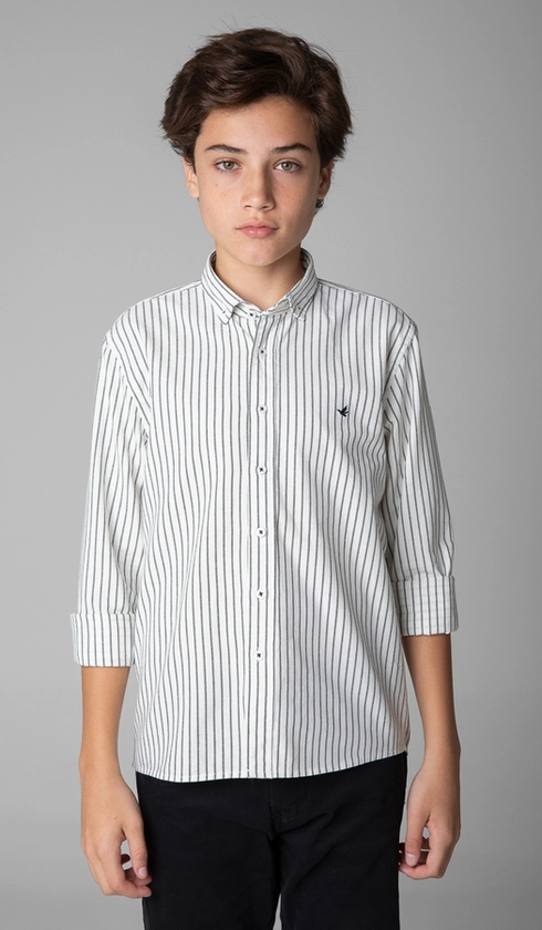 Camisa Manga Longa Oxford Bottom Down
