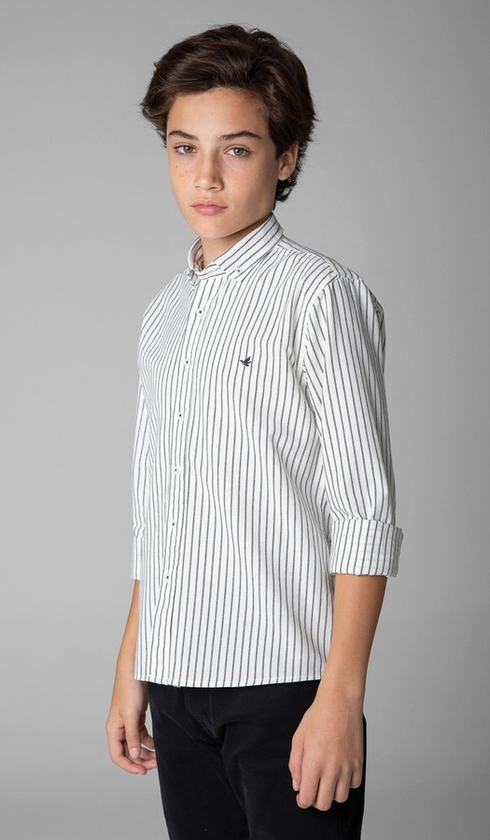 Camisa Manga Longa Oxford Bottom Down