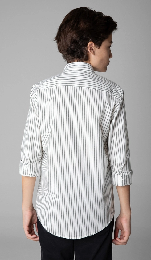 Camisa Manga Longa Oxford Bottom Down