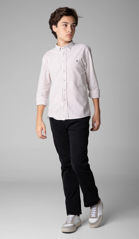 Camisa Manga Longa Oxford Bottom Down