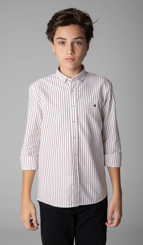 Camisa Manga Longa Oxford Bottom Down