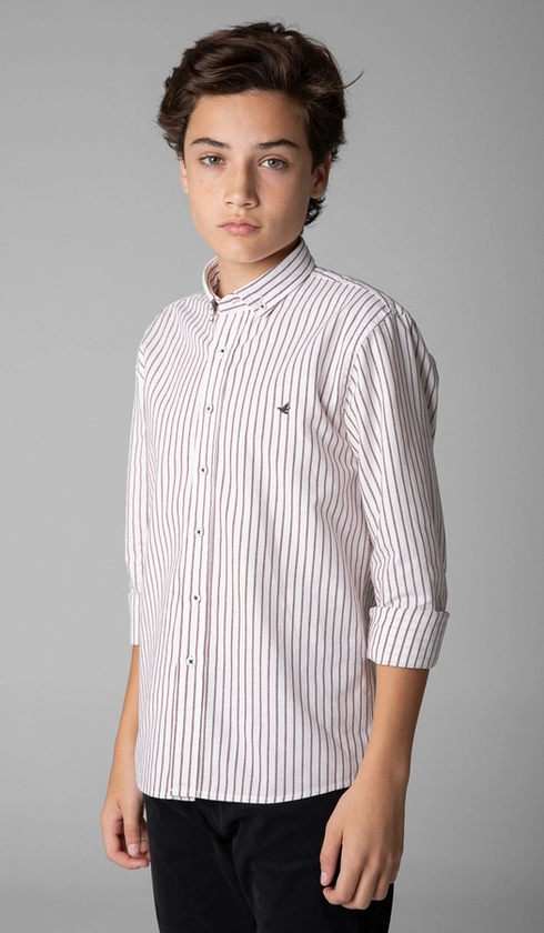 Camisa Manga Longa Oxford Bottom Down