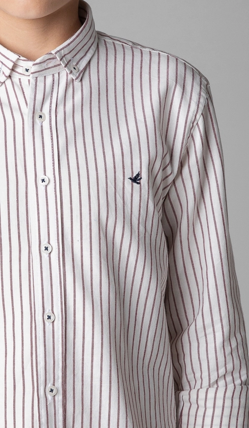 Camisa Manga Longa Oxford Bottom Down