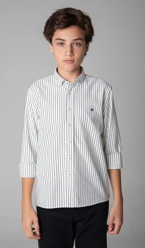 Camisa Manga Longa Oxford Bottom Down