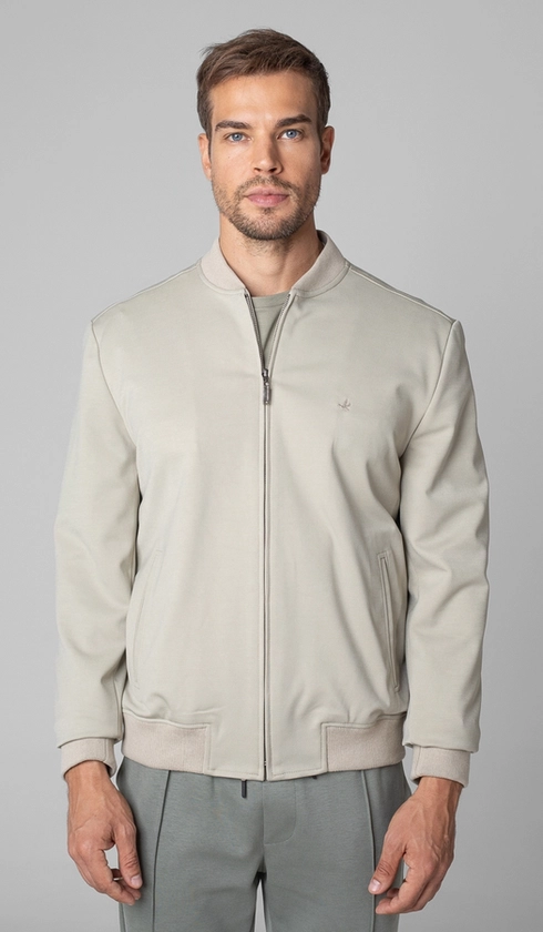 Jaqueta Bomber Malha Lisa