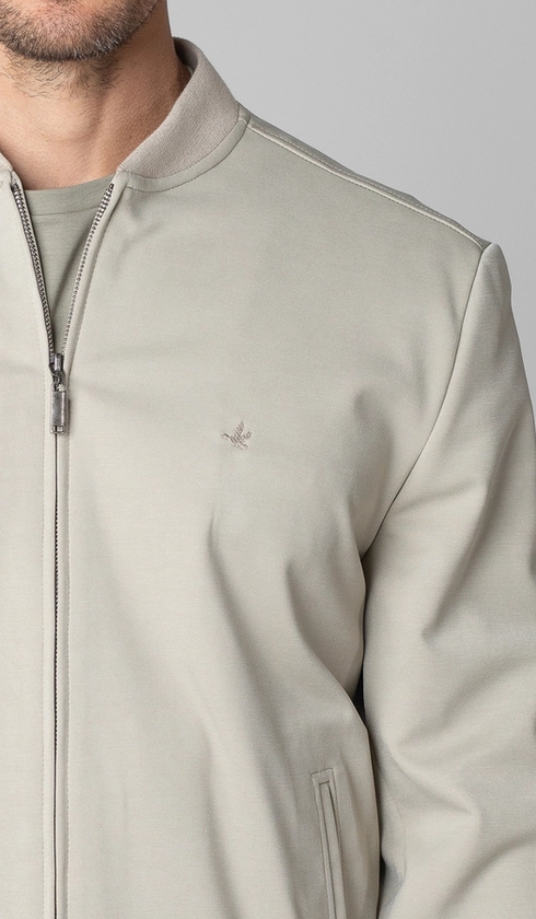 Jaqueta Bomber Malha Lisa