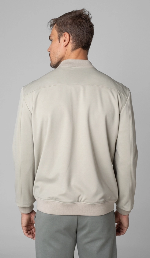 Jaqueta Bomber Malha Lisa