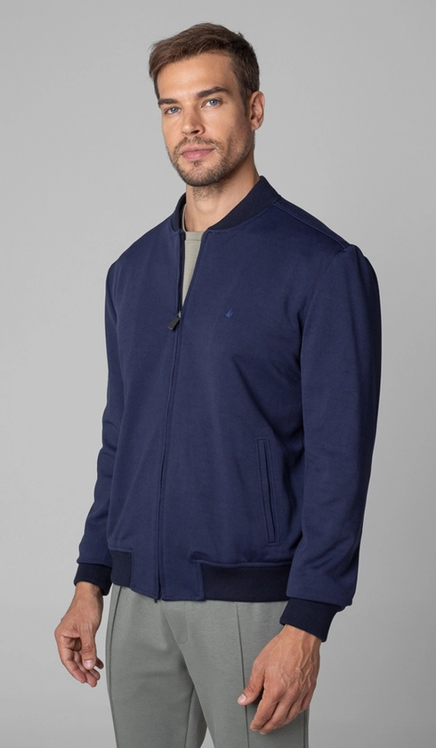 Jaqueta Bomber Malha Lisa
