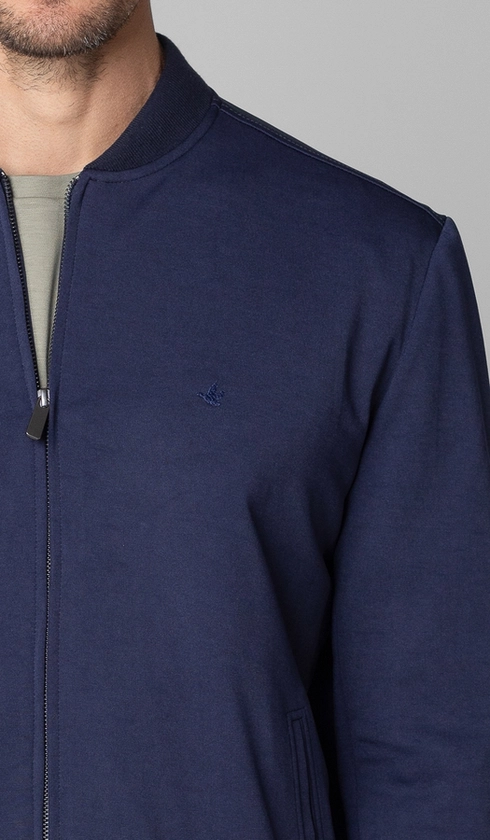 Jaqueta Bomber Malha Lisa