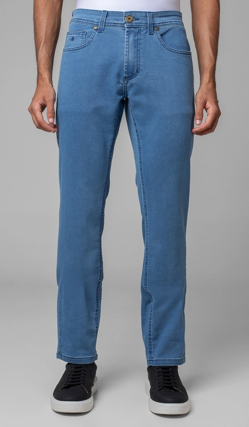 Calça Jeans 5 Bolsos Slim