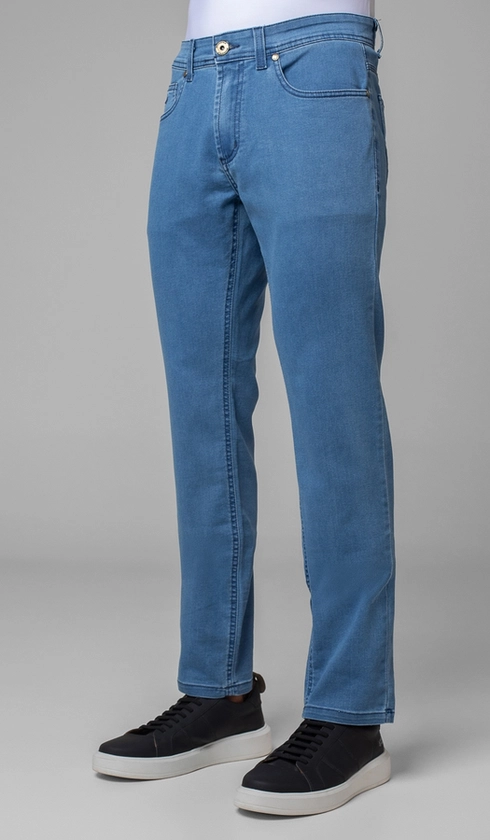 Calça Jeans 5 Bolsos Slim