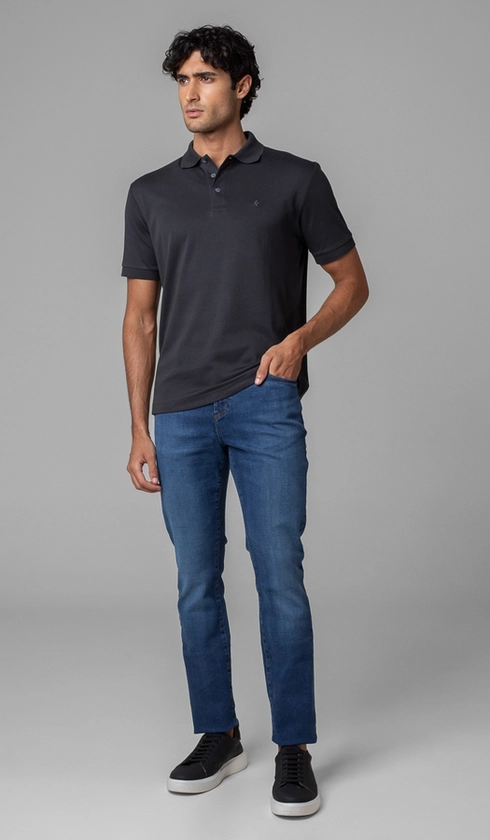 Calça Jeans 5 Bolsos Slim