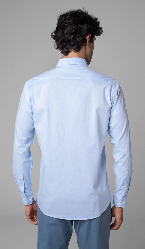 Camisa Manga Longa Lisa Oxford Green