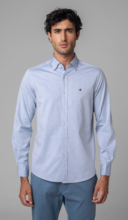 Camisa Manga Longa Oxford Button Down