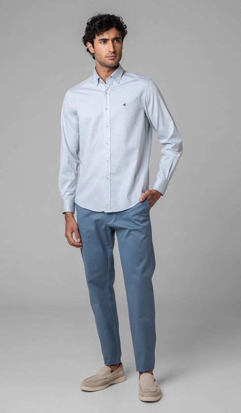Camisa Manga Longa Oxford Button Down