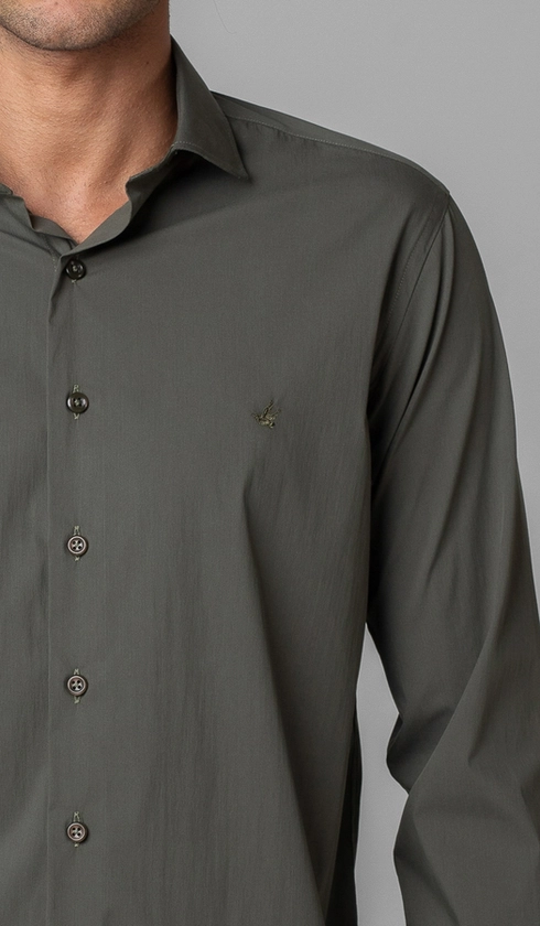 Camisa Manga Longa Slim Lisa Blue